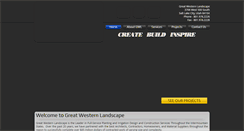 Desktop Screenshot of greatwesternlandscape.com