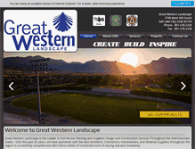 Tablet Screenshot of greatwesternlandscape.com